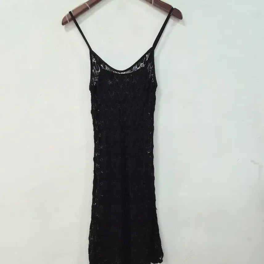 [BUNJANG] Black Lace Mini Dress / 블랙 레이스 원피스