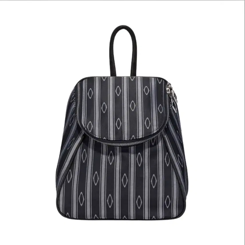 [BUNJANG] Mischief Jacquard Rucksack Black / 미스치프 자카드 럭색 블랙
