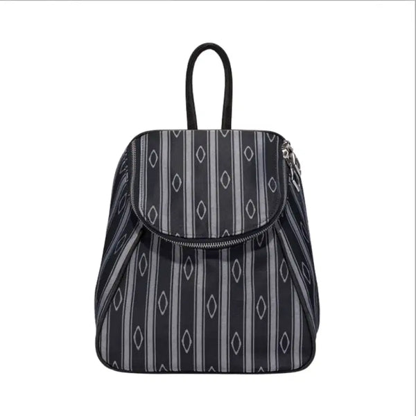 [BUNJANG] Mischief Jacquard Rucksack Black / 미스치프 자카드 럭색 블랙