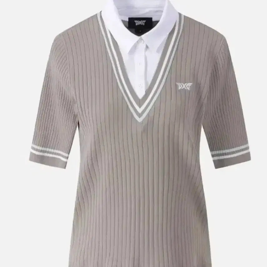 [BUNJANG] PXG Women's Knit Golf T-Shirt Beige Small / 새상품)피엑스지여성니트골프티 pxg골프