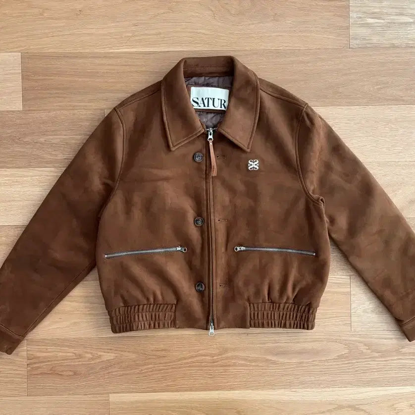 [BUNJANG] Seters Theo Fox Suede Short Jacket / 세터 테오 폭스 스웨이드 숏 자켓 WS