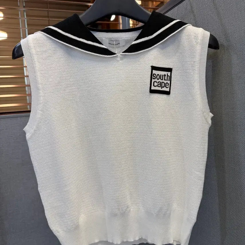 [BUNJANG] South Cape Women's Golf Vest - White, Size M / 여성 골프 베스트
