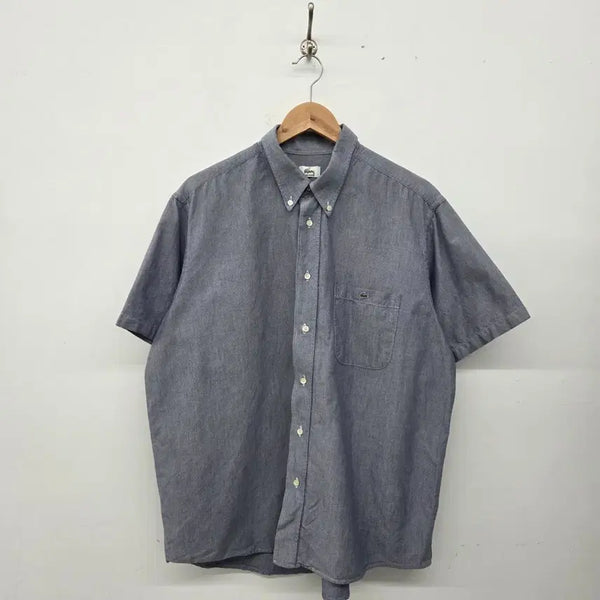 [BUNJANG] Lacoste Short Sleeve Shirt Navy Men's XL / 라코스테 반팔 셔츠 네이비 남XL