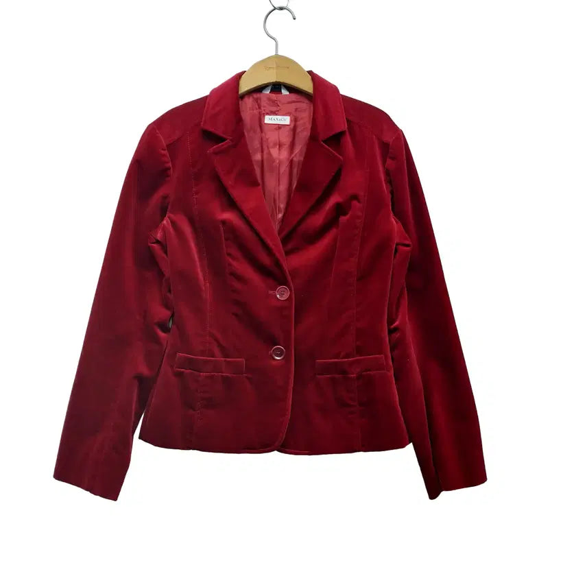 [BUNJANG] Max&Co Velvet Jacket Size 40 / [40] Max&Co 막스앤코 벨벳 자켓