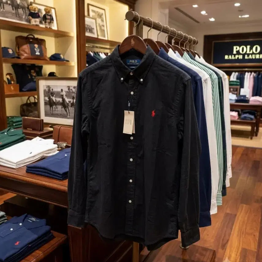 [BUNJANG] Polo Ralph Lauren Black Oxford Shirt - Classic Fit M / 폴로 블랙 옥스포드 셔츠