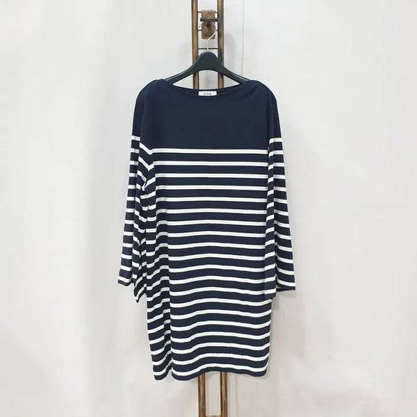 [BUNJANG] COS Striped Dress M / (JJ30911)코스 cos 스트라이프 원피스 M