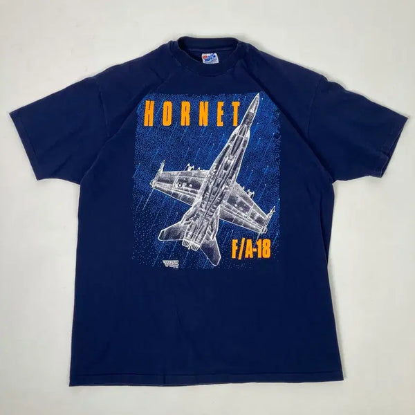 [BUNJANG] 90s Blackbird F/A-18 Hornet T-Shirt Navy XL / 90s Blackbird F/A-18 Hornet Tee (navy)