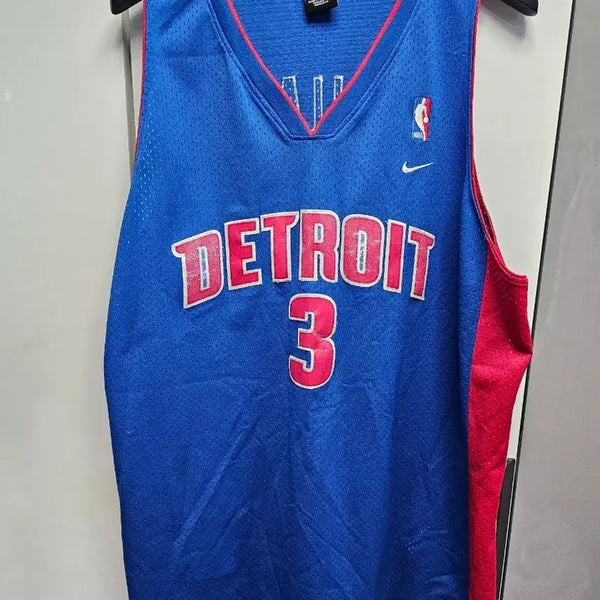 [BUNJANG] Nike Detroit Basketball Jersey #3 Wallace 2XL / 나이키 디트로이트 농구 저지 2XL 3번 월레스
