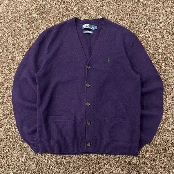 [BUNJANG] Polo Ralph Lauren Lambswool Cardigan / L 폴로 랄프로렌 램스울 가디건