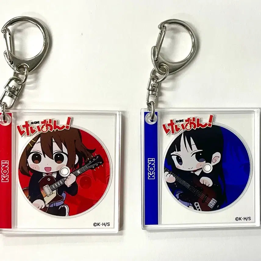 [BUNJANG] K-ON! Yui Hino Mio Akiyama Acrylic Keychain Set / 케이온 유이 미오 아크릴 키링