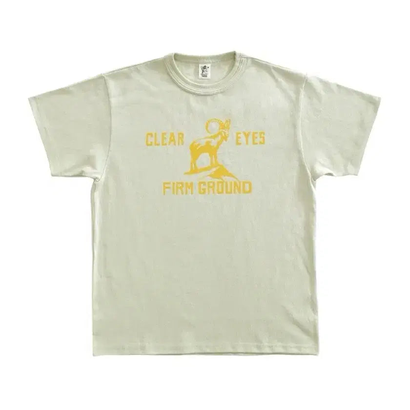 [BUNJANG] Collect Pieces Graphic T-Shirt Beige XL / 컬렉트피시스 반팔 XL