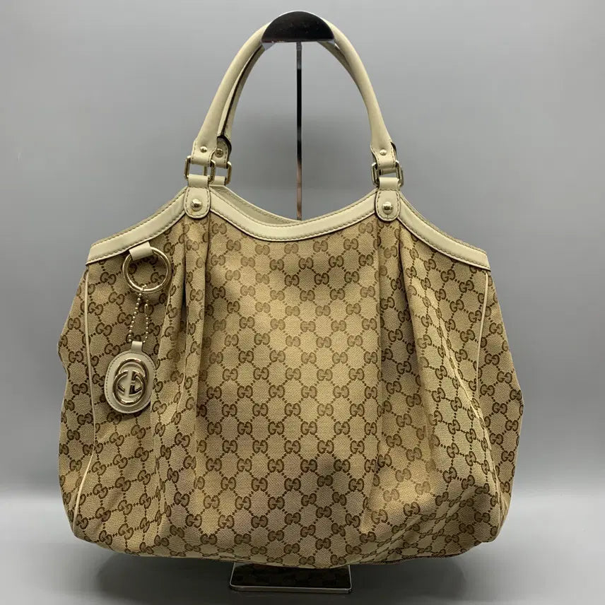 [BUNJANG] Gucci GG Logo Suky Hobo Bag / 267002924 구찌 GG 로고 캔버스 수키백 211943