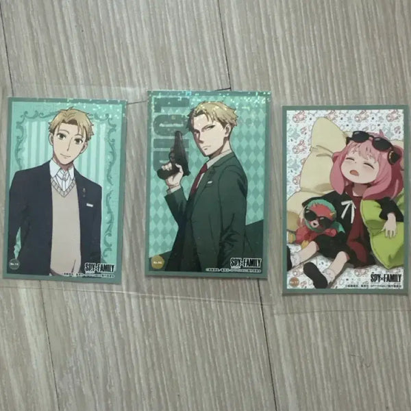 [BUNJANG] Spy x Family Hologram Card Set / 스파이 패밀리 카드 3종