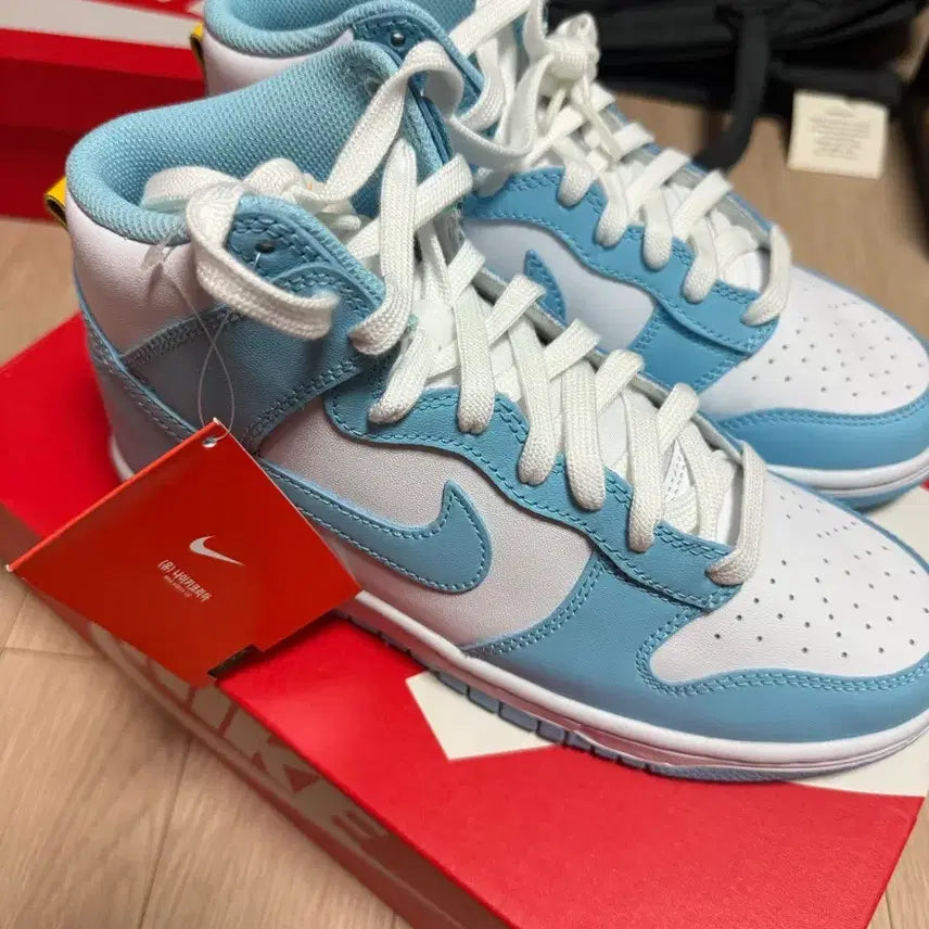 [BUNJANG] Nike Dunk High Blue Chill Shoes / 나이키 덩크하이 블루칠 250 새제품