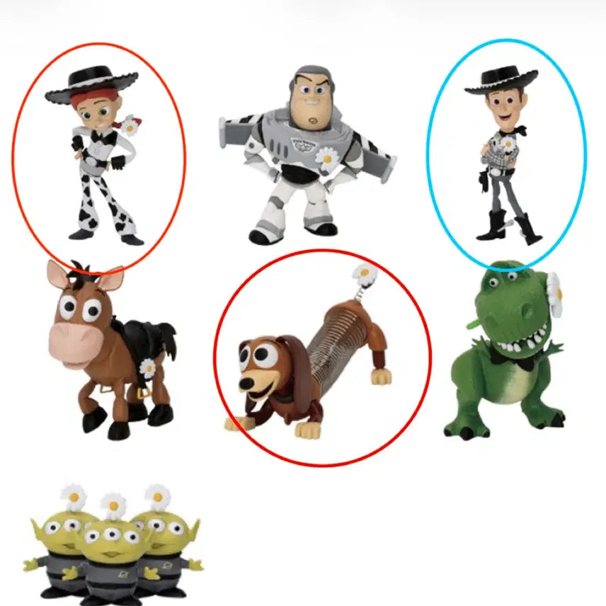 [BUNJANG] Peaceminusone x Toy Story The First Fan Blind Box Woody & Jessie Figure Set / 교환) 피마원 x 토이스토리 블라인드 박스 우디 제시 피규어 피스마이너스원