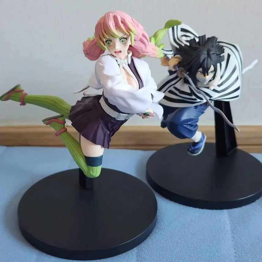 [BUNJANG] Demon Slayer Vibration Iguro Obanai & Kanroji Mitsuri Bundle Set Figures / [일괄] 귀칼 바이브레이션 이구로 오바나이, 칸로지 미츠리 피규어 판매