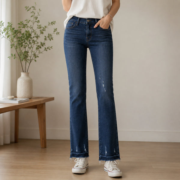 [BUNJANG] J Brand Cut-off Hem Jeans / [28]제이브랜드 밑단 컷오프 청바지