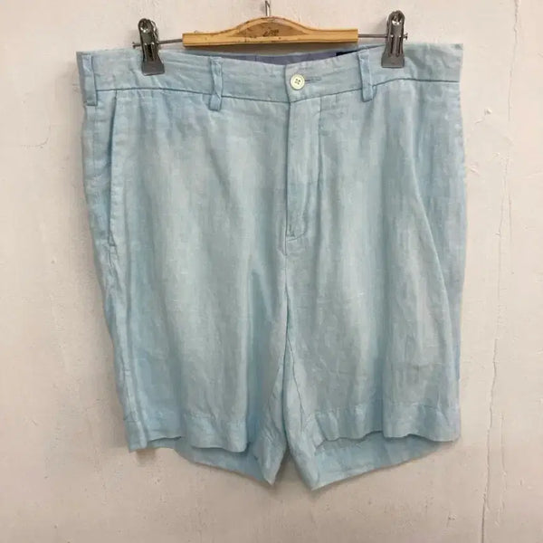 [BUNJANG] Polo Ralph Lauren Sky Blue Linen Shorts / 폴로 하늘색 린넨 반바지