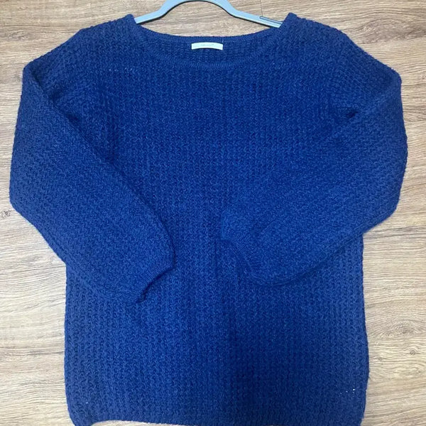 [BUNJANG] Blue Knit Sweater (New) / 블루 니트 스웨터(새상품)