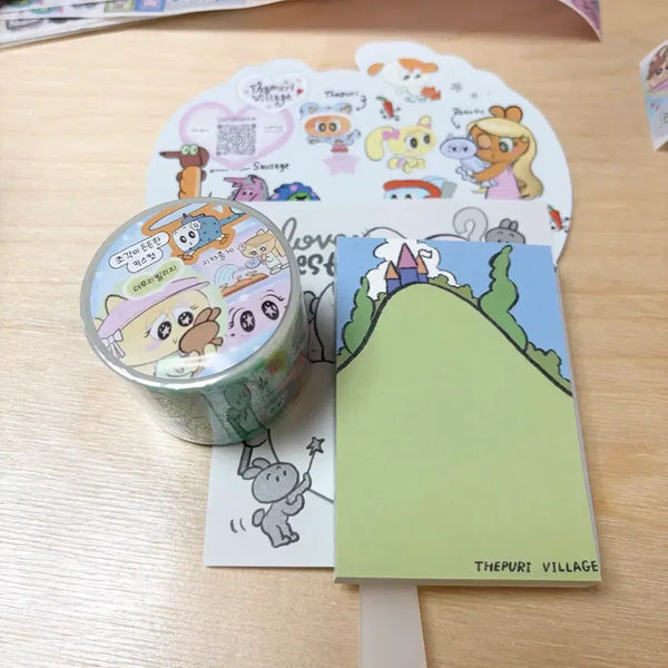 [BUNJANG] The Furry Village Kiss Cut Stickers / 서일페 더푸리빌리지 키스컷