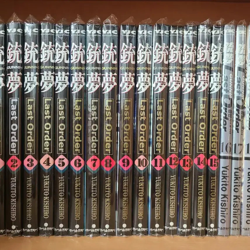 [BUNJANG] Battle Angel Alita Part 2 Old Edition Complete Set Volumes 1-19 / 총몽 2부 구판 1~19권 완결 소장용