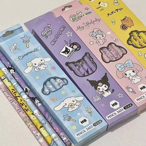 [BUNJANG] Sanrio Characters Pencils / 산리오 연필