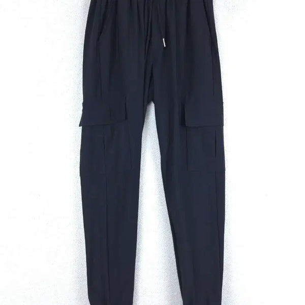 [BUNJANG] Women's Black Cargo Jogger Pants (Size S) / code 여성 블랙 카고 조거 팬츠(S)