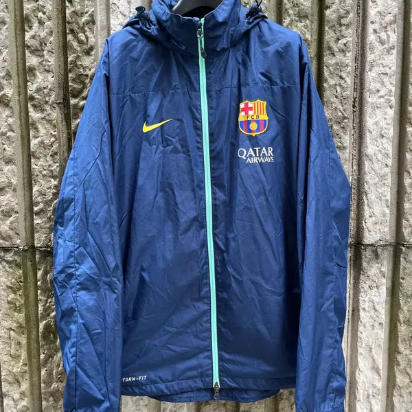 [BUNJANG] FC Barcelona 14-15 Squad Storm-FIT Windbreaker / FC 바르셀로나(FC Barcelona) 14-15 시즌 스쿼드 스톰핏 바람막이 [블록코어 고프코어 축구 유니폼]