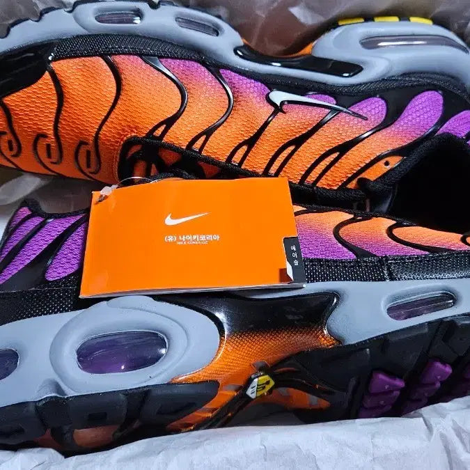 [BUNJANG] Nike Air Max Plus Sneakers (Orange/Purple) 275mm / 나이키 에어맥스플러스 새상품 275mm 팝니다