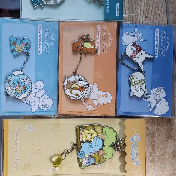 [BUNJANG] Pokemon Snorlax Keyring / 포켓몬스터 키링,뱃지 팝니다