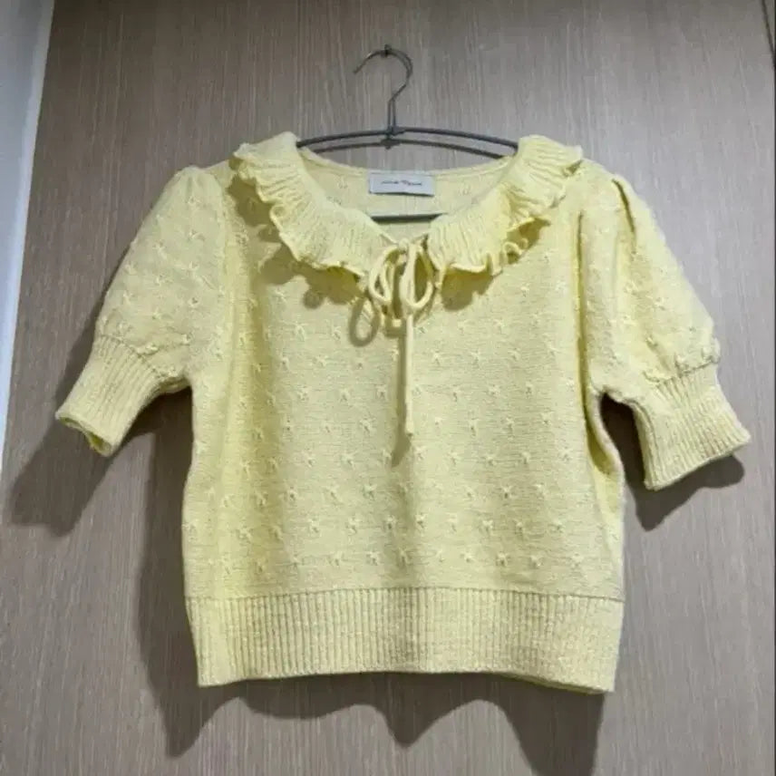 [BUNJANG] Frill Knit Top / 프릴 니트