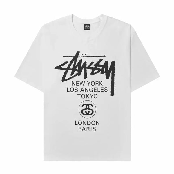 [BUNJANG] Stussy World Tour T-Shirt / 스투시 월드투어 반팔 S
