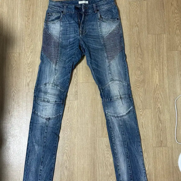 [BUNJANG] Pierre Balmain Biker Denim Jeans (Size 29) / 피에르 발망 바이커 데님 29
