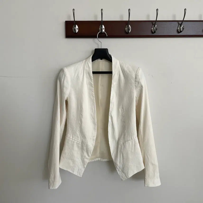 [BUNJANG] Theory Linen Summer Open Blazer Jacket / 띠어리 린넨 썸머 오픈 블레이저 자켓