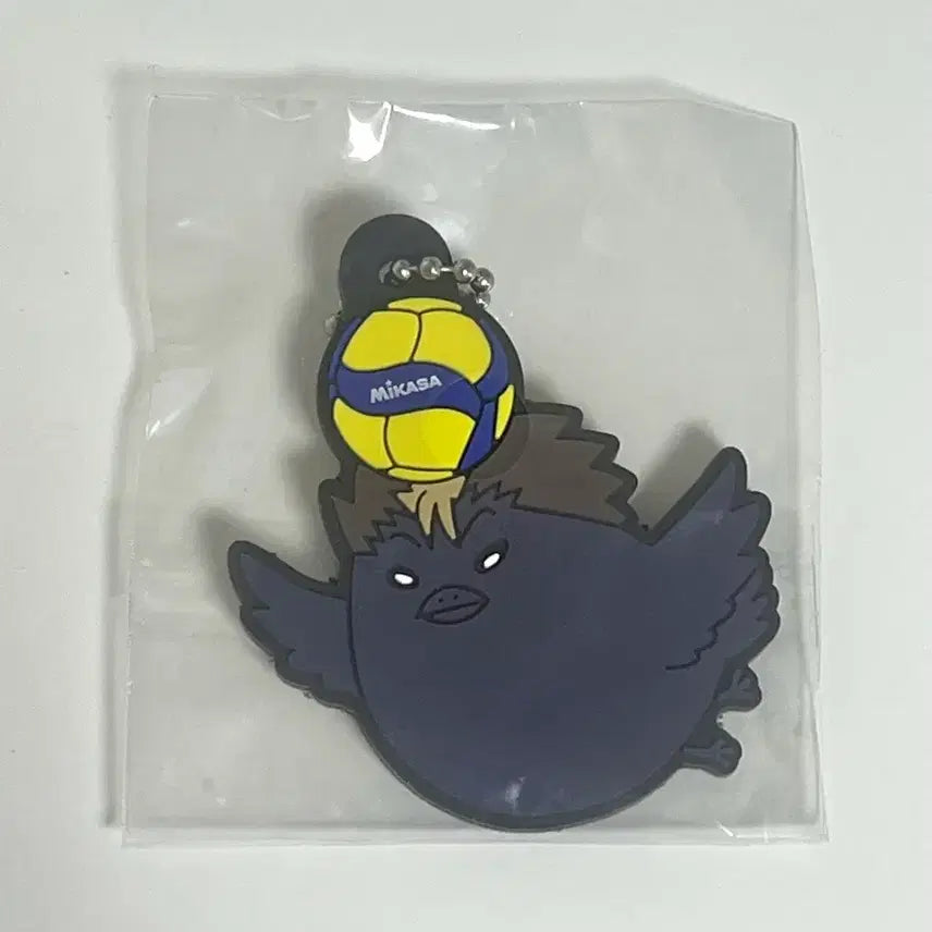[BUNJANG] Haikyuu!! Karasuno Nishinoya Rubber Keychain / 하이큐 카라스노 니시노야 가라스 까마귀 러버키링