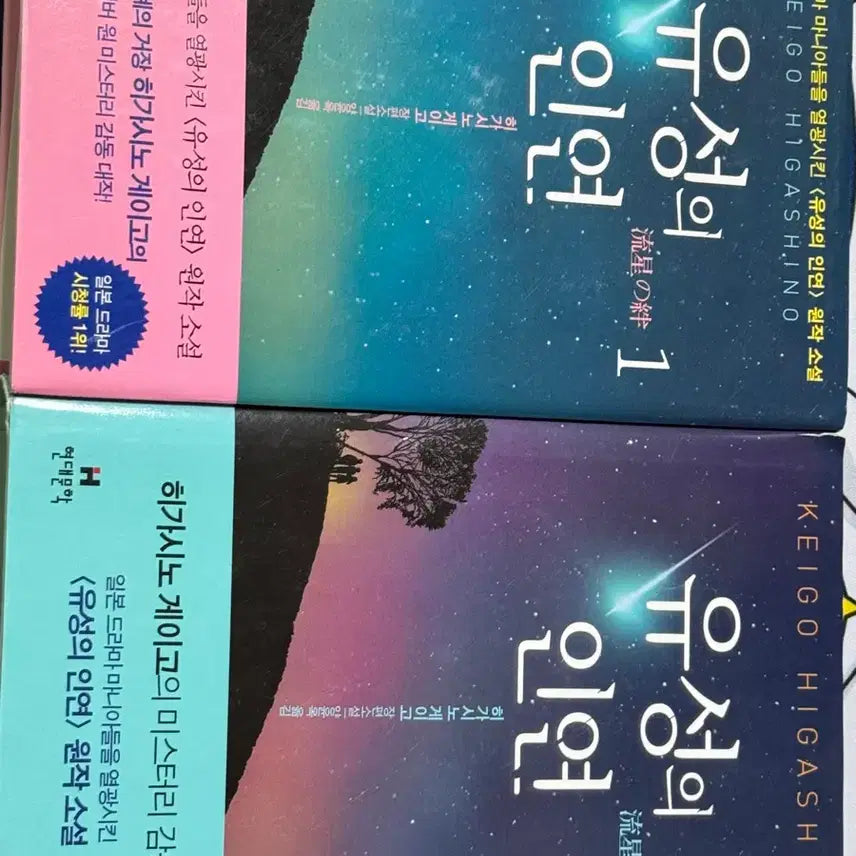 [BUNJANG] Higashino Keigo "The Wings of the Night" Volumes 1 & 2 Set / 히가시노 게이고 유성의 인연 1, 2권 세트