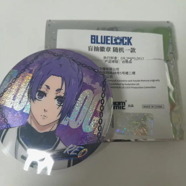 [BUNJANG] Blue Lock Random Hologram Can Badge - Reo / 단순개봉 미사용) 블루록 랜덤 홀로그램 레오 캔뱃지 레오 핀뱃지