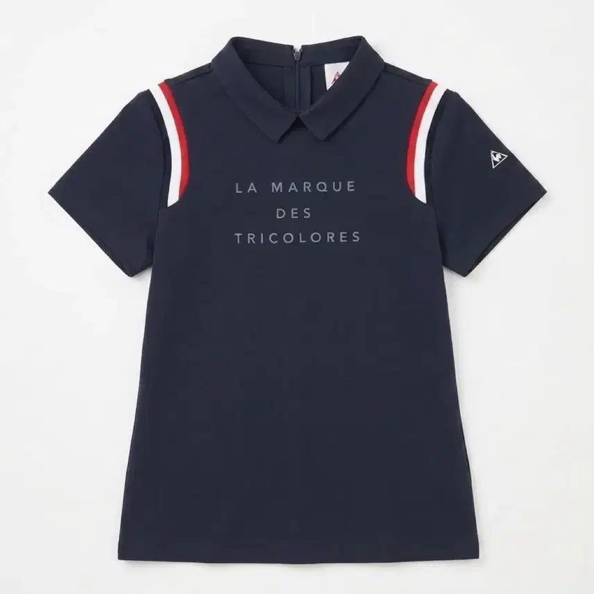 [BUNJANG] Le Coq Sportif Golf Women's Navy Short Sleeve Polo T-Shirt / 여성85/ 르꼬끄 골프 네이비 반팔 카라 티
