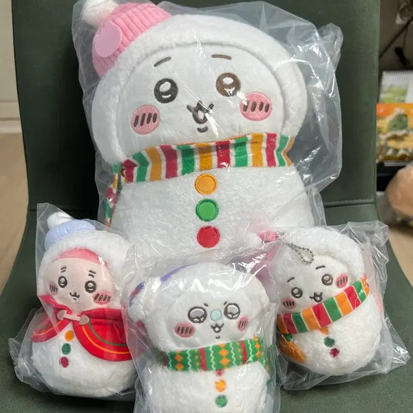 [BUNJANG] Chiikawa Ichiban Kuji Snowman Plush & E Prize Plush Bundle / 치이카와 제일복권(쿠지) A상 눈사람 인형 e상 인형 일괄