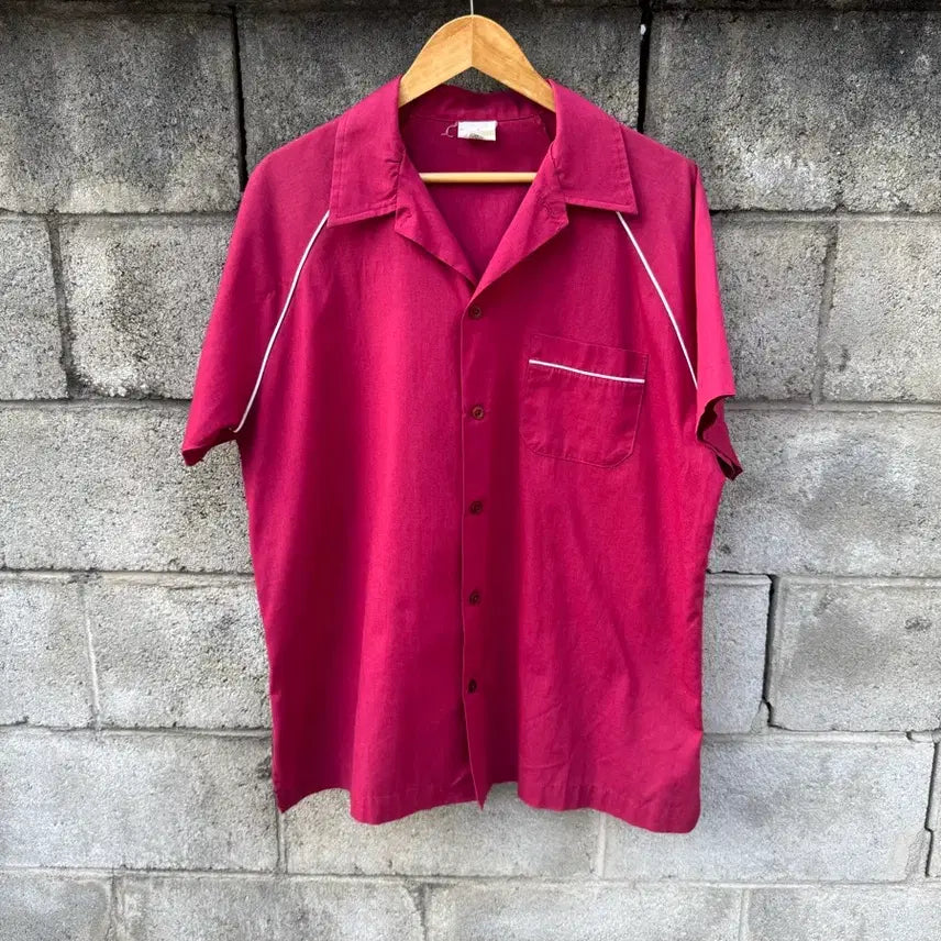 [BUNJANG] 70s King Louie Vintage Bowling Shirt (L) / 70s 킹루이 빈티지 볼링 셔츠 L