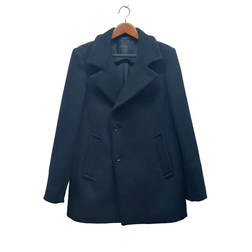 [BUNJANG] Time Homme Cashmere Blend Half Wool Coat Size 95 / [95] Time 타임 옴므 캐시미어 혼방 하프 모직 코트