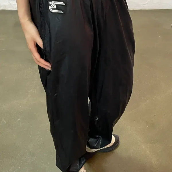 [BUNJANG] SYSTEM Black Wide Pants / SYSTEM 블랙 와이드 팬츠