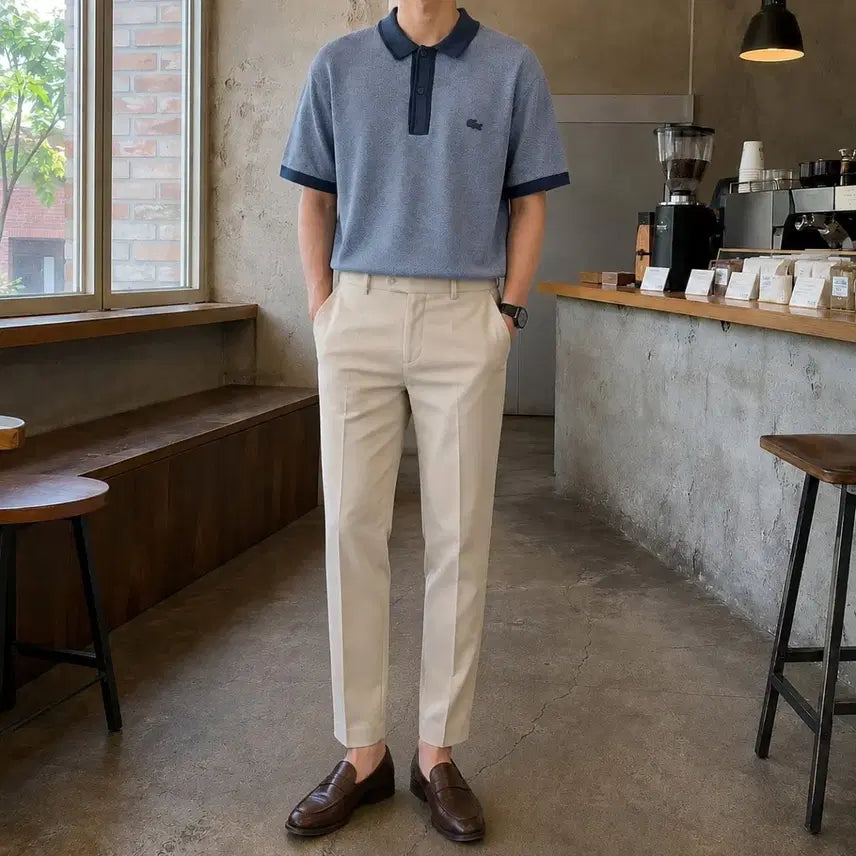 [BUNJANG] LACOSTE Paris Polo Short Sleeve T-Shirt (Size 105) / 105 LACOSTE 라코스테 파리 폴로 반팔 카라티