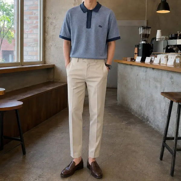 [BUNJANG] LACOSTE Paris Polo Short Sleeve T-Shirt (Size 105) / 105 LACOSTE 라코스테 파리 폴로 반팔 카라티