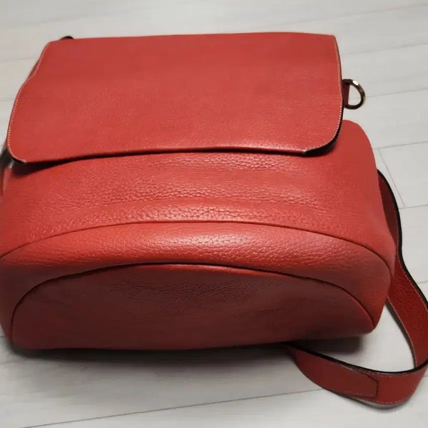 [BUNJANG] BRUNOMAGLI Women's Leather Backpack / 브루노말리 여성 가죽 백팩