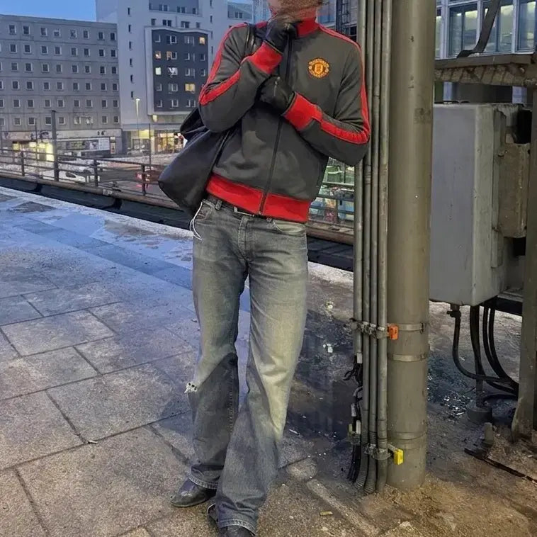 [BUNJANG] Nike Manchester United Track Top Jersey (Size M) / 새상품급 나이키 맨유 트랙탑 져지 (No.142)