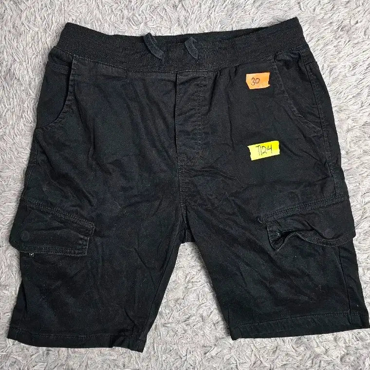 [BUNJANG] Vintage Black Cargo Shorts / 빈티지 블랙 카고 반바지 S
