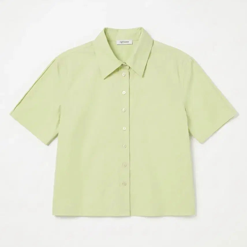 [BUNJANG] Women's Lightwear Lime Short-Sleeve Shirt / 여성F/ 라이트웨어 라임 반팔 셔츠