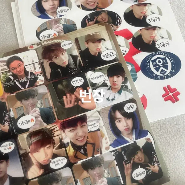 [BUNJANG] BTS Jungkook Study Motivation Sticker Set (10 Sheets) / 방탄소년단 BTS 정국 공부자극 스티커 10장