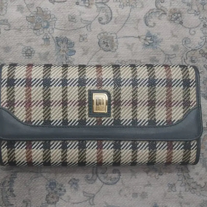 [BUNJANG] DAKS Check Long Wallet / DAKS 닥스 체크 장지갑